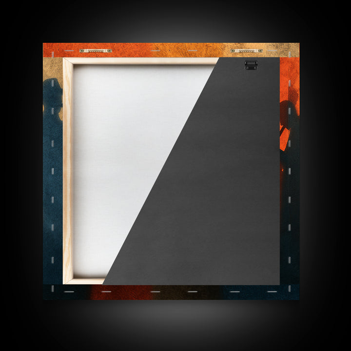 Jazz Quartet Silhouettes Canvas Print, Music Studio Art, Music Posters, Studio Decor, Oil Painting, Rhythm, Music Lover, MSA-1x1-22