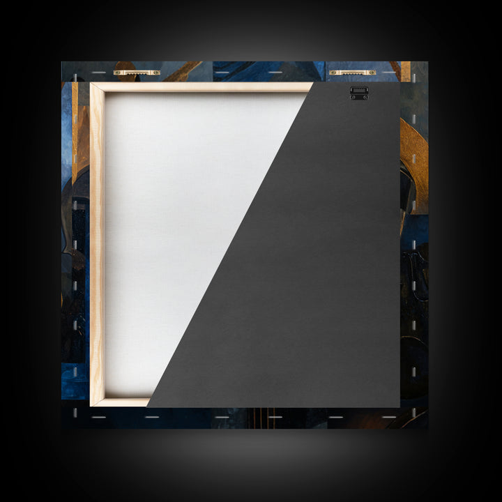 Musical Notes as Abstract Floating Shapes Without Canvas Print, Music Studio Art, Custom Painting, Studio Decor, Abstract Art, MSA-1x1-36