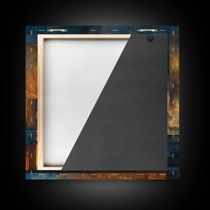 Musical Notes as Abstract Floating Shapes Without Framed Canvas Print, Music Studio Art, Teen Room Decor, Studio Decor, Rhythm, MSA-1x1-84