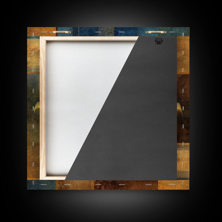 Album Cover Abstract Grid Canvas Print, Music Studio Art, Music Lover Gift, Studio Decor, Fine Art, Rhythm, Textured Painting, MSA-1x1-90