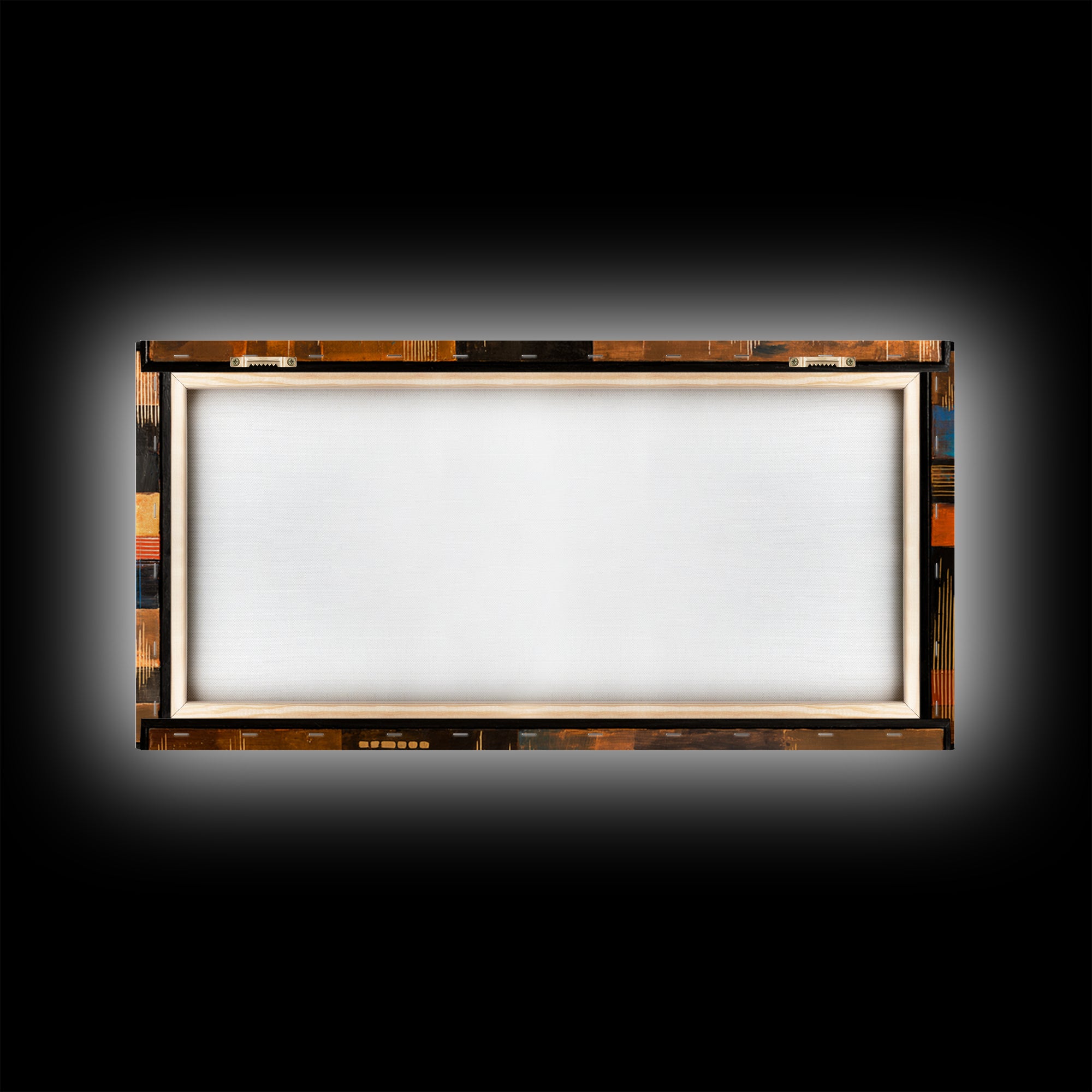 Abstract Sound Wave Framed Canvas Print, Music Studio Art, Music Art, Studio Decor, Rhythm, Modern Decor, Fine Art Print, MSA-2x1-96