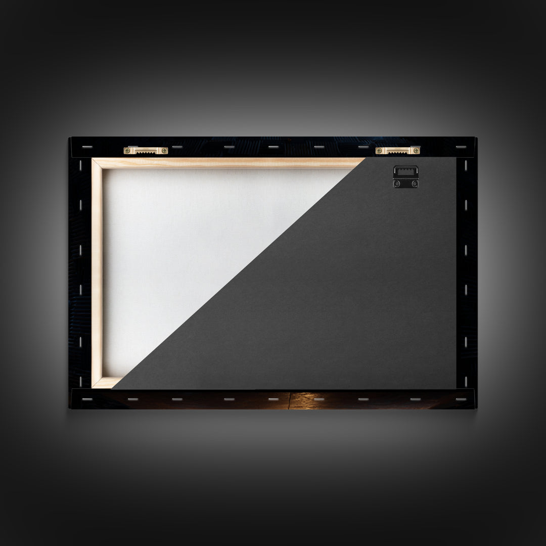 Soundproof Foam Pattern Transformed into Art Framed Canvas Print, Music Studio Art, Room Decor, Studio Decor, Oil Painting, MSA-3x2-47