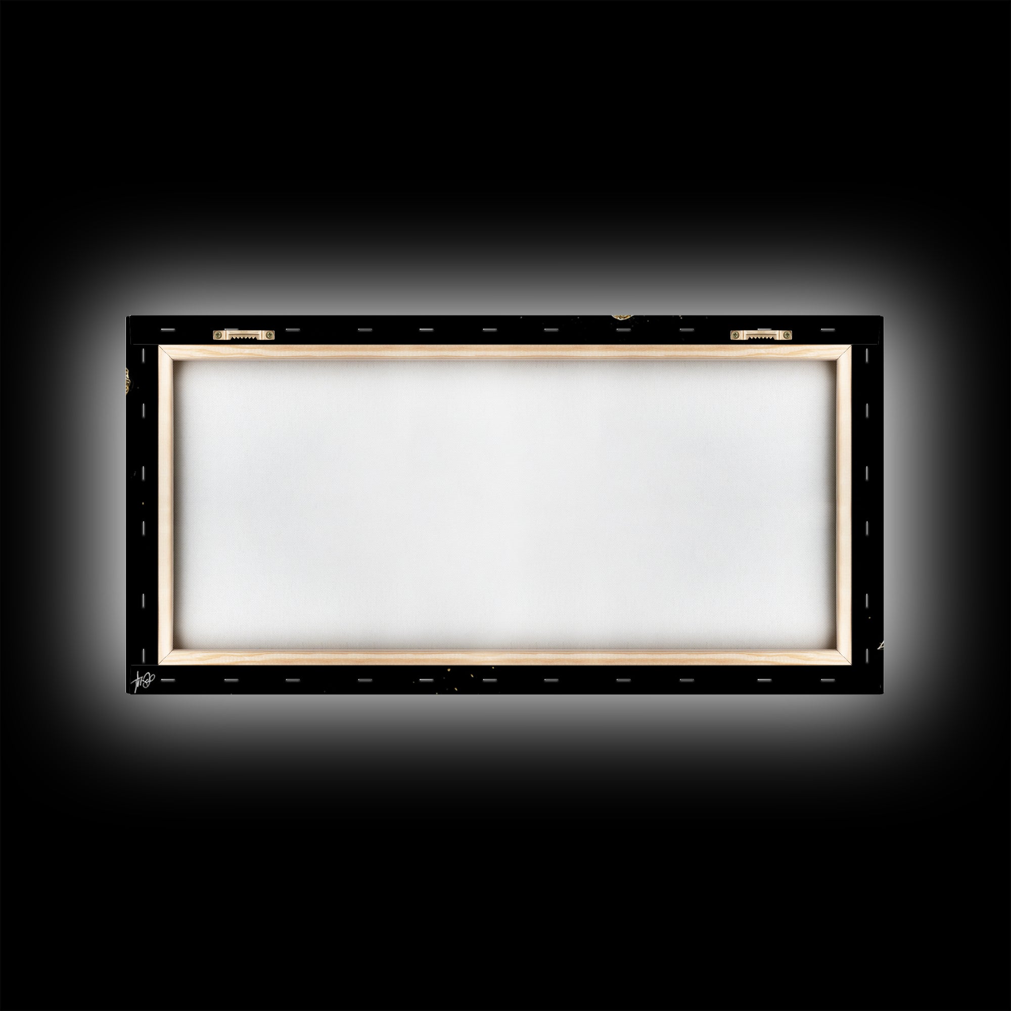 Gold Canvas Print of Broken Sword in Fragments, Detailed Golden Hilt and Blade Shards, Wood Framed Map Wall Décor Accent