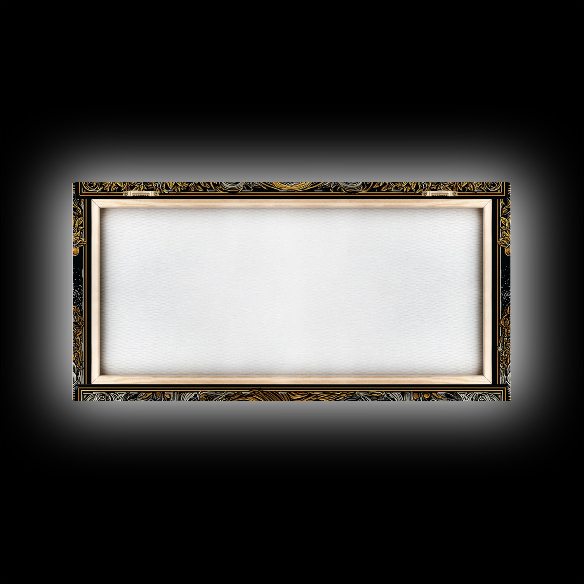 Persephone Greek Goddess Gold Canvas Print, Mythology Wall Art, Luxury Home Decor, Real Wood Frame, Elegant Gift Idea
