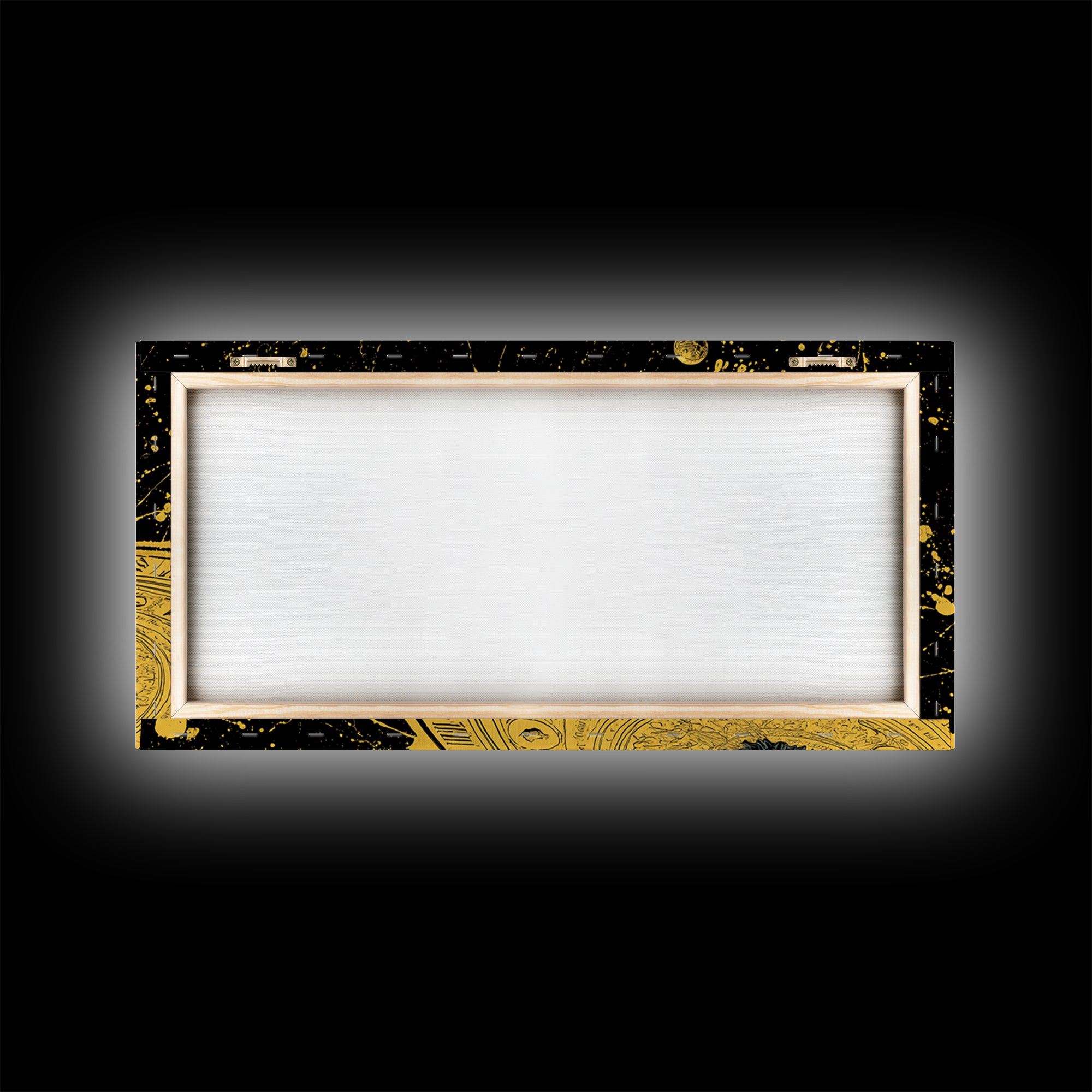 Phoebe Greek Goddess Gold Canvas Art, Mythology Canvas Print, Luxury Home Decor, Real Wood Frame, Classical Art Gift
