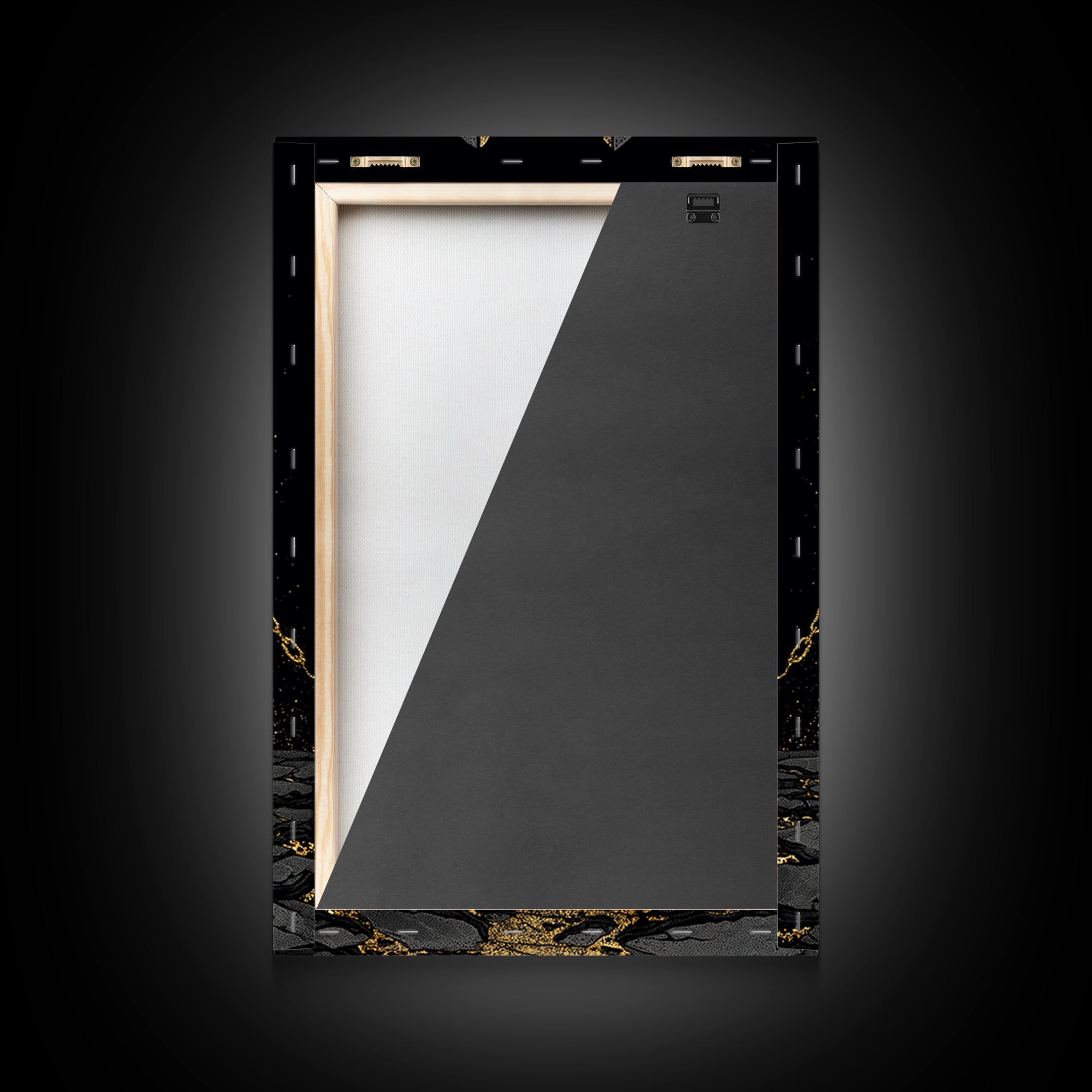 Gate Of Olympus, Abstract Mythology Wall Art, Canvas Gold Canvas Print, Ancient Greek Decor, Surreal Fantasy, Wood Frame