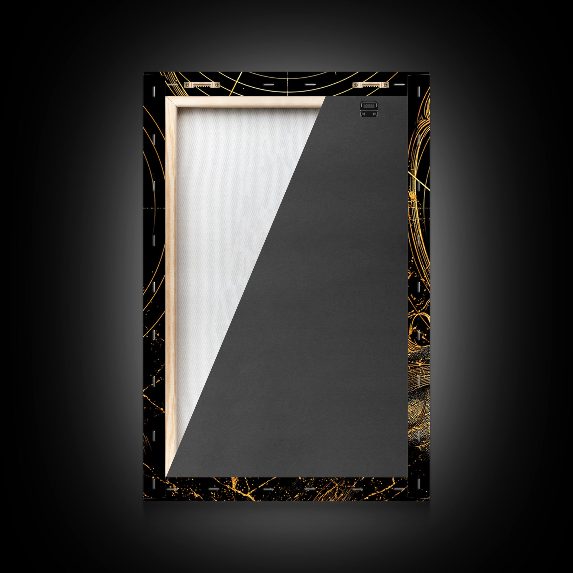 Apollo God Of Light Canvas Gold Canvas Print, Classical Greek Mythology Artwork, Real Wood Frame Decorative Ancient Wall Art