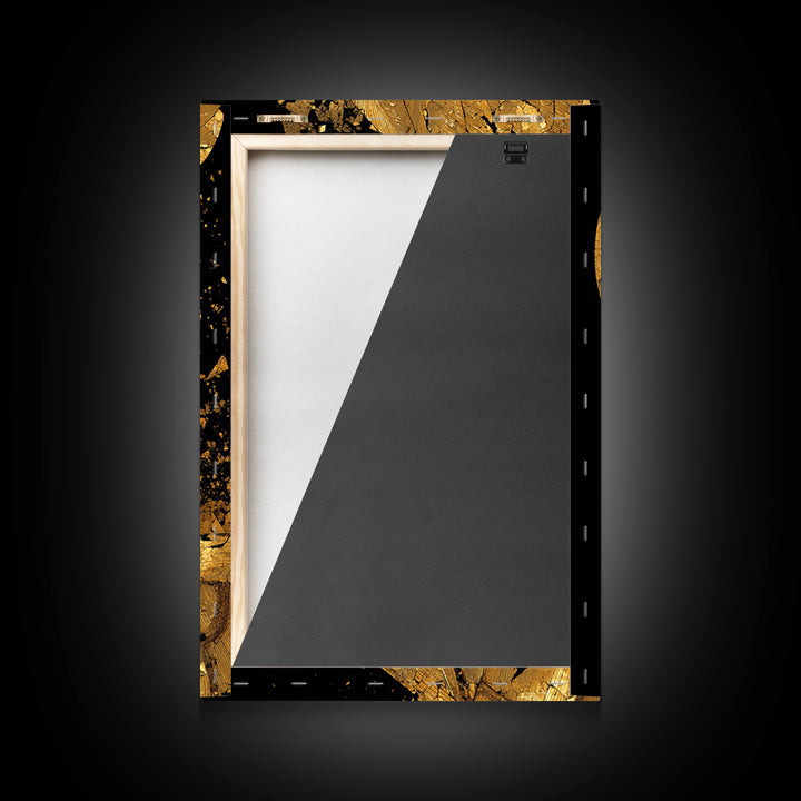 Athena Close Up Portrait In Armor, Canvas Gold Canvas Print, Real Wood Frame, Greek Goddess Warrior Mythology Wall Art
