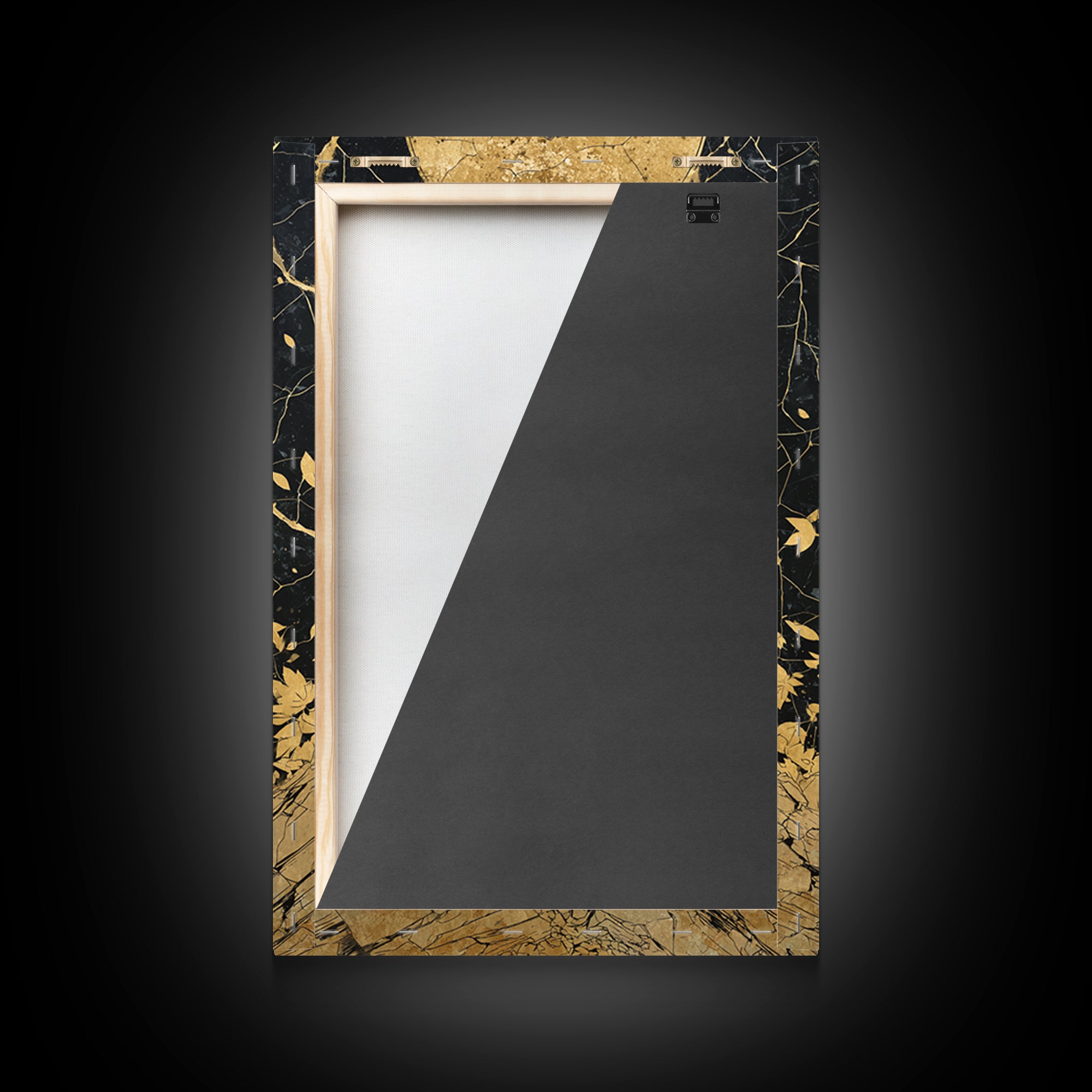 Ancient Goddess Rising Artwork, Canvas Gold Canvas Print, Mythology Divine Feminine Wall Art, Celestial Style, Real Wood Frame