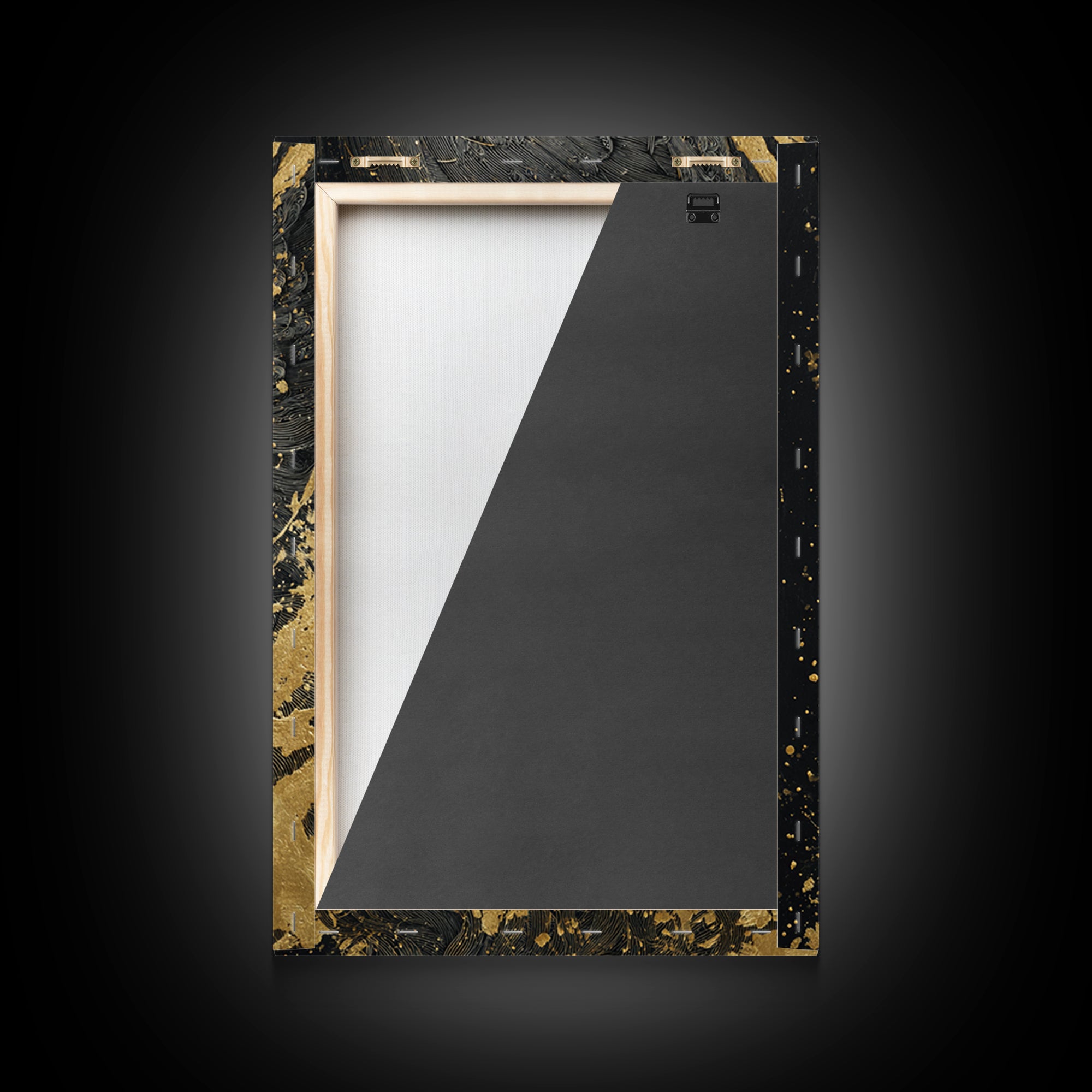 Bearded Warrior Portrait, Textured Detail, Canvas Gold Canvas Print, Mythological Art, Real Wood Frame, Norse Inspired Decor