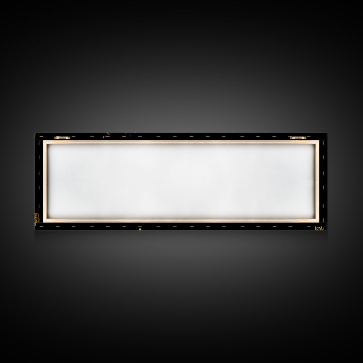 Crying Mask Artwork, Mythological Tragedy Symbol Dramatic Face Wall Design, Gold Canvas Print, Real Wood Frame Wall Art