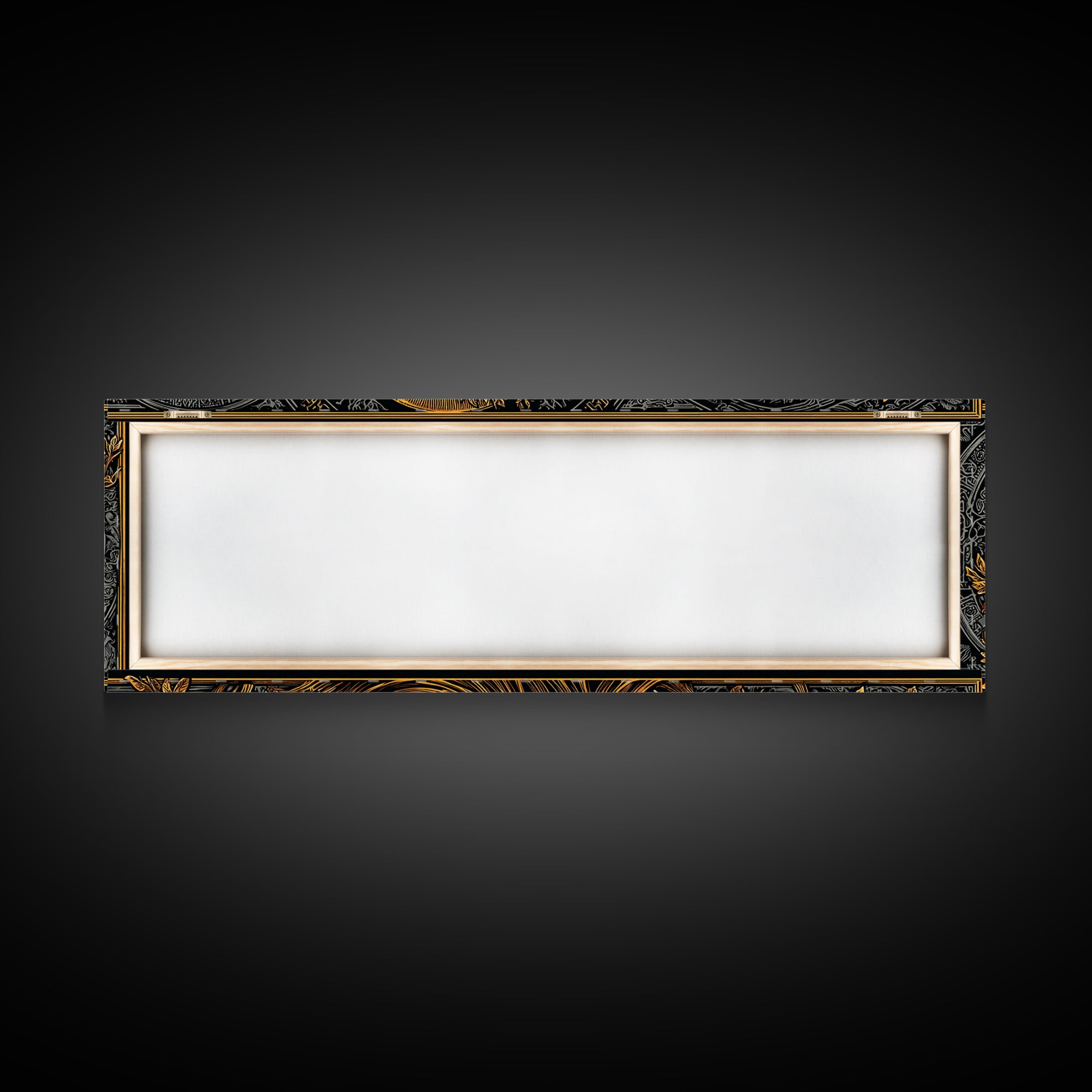 Persephone Crown Gold Canvas Print, Mythology Goddess Wall Art, Real Wood Frame, Luxury Decorative Artwork