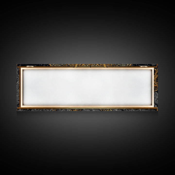 Prometheus God Gold Canvas Art, Mythology Inspired Wall Print, Real Wood Frame Canvas Print, Regal Decor Statement Piece
