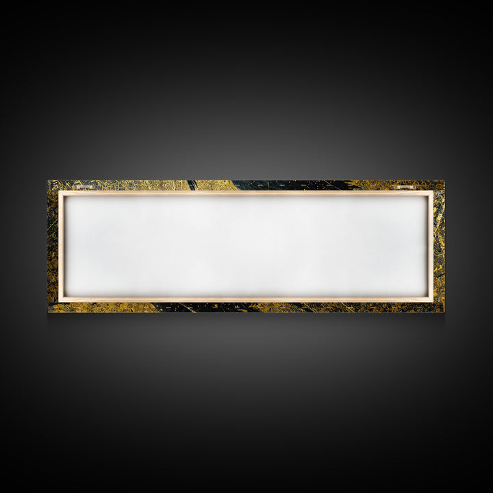 Valkyrie Warrior Canvas Gold Art Nordic Mythology Canvas Art, Office Wall Decor framed in natural wood, Viking Dad Gift