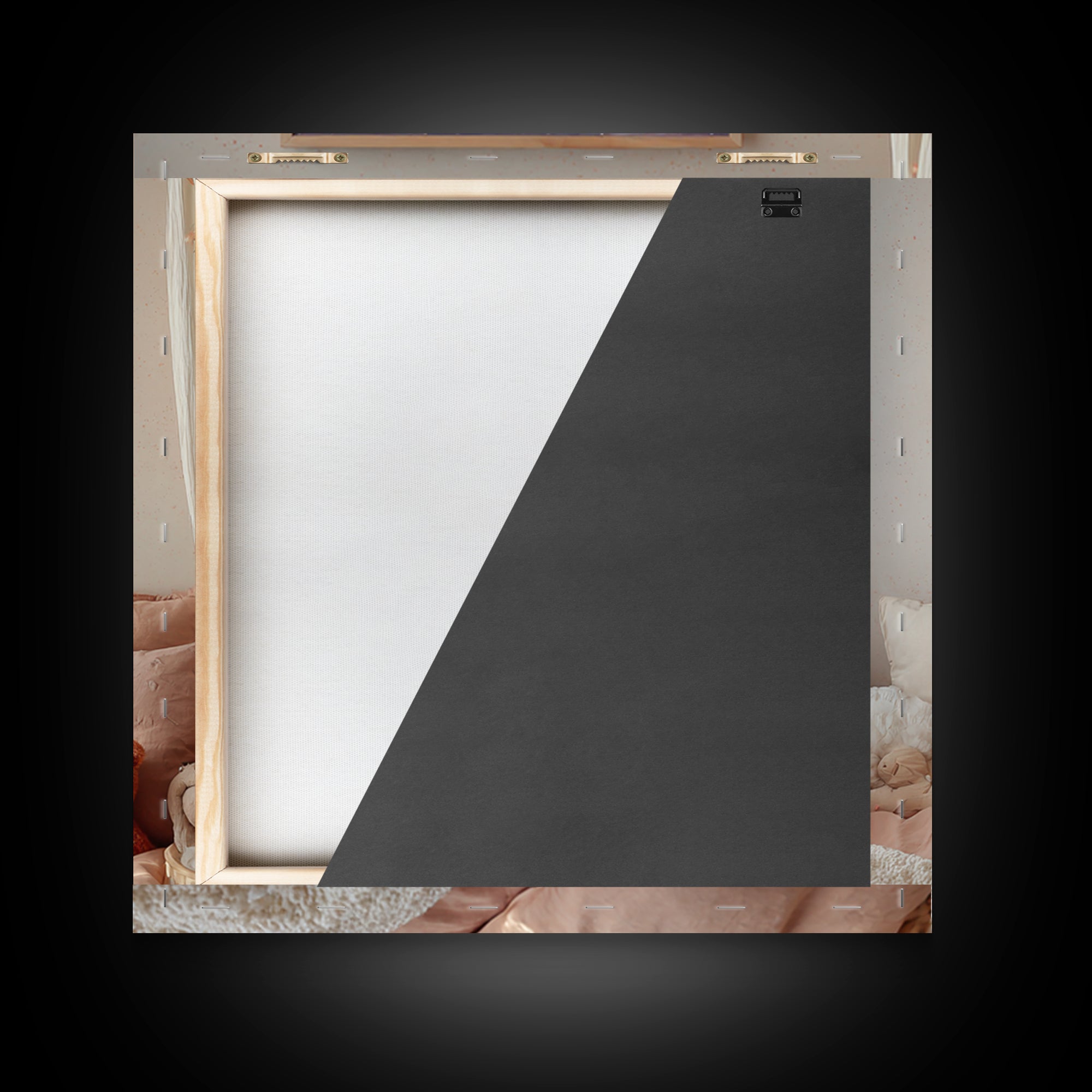 Little Astronaut Bear Framed Canvas Print, Nursery Decor, Neutral Decor, Fine Art, Nursery, Home Decor, Wall Decor, Art Print, NDE-1x1-63