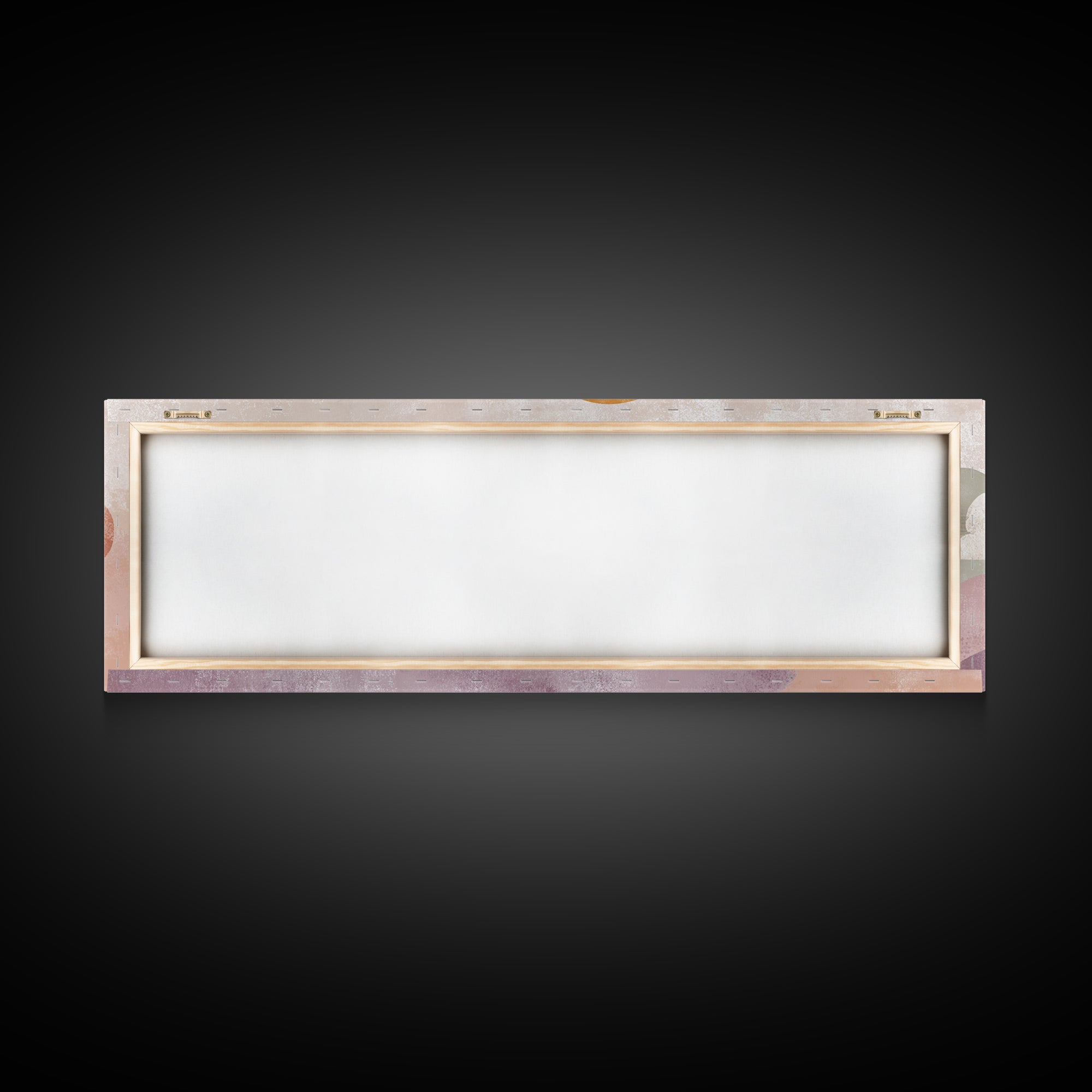 Neutral Boho Sun and Arch Shapes Framed Canvas Print, Nursery Decor, Framed Wall Art, Fine Art, Nursery, Safari Nursery Decor, NDE-3x1-51