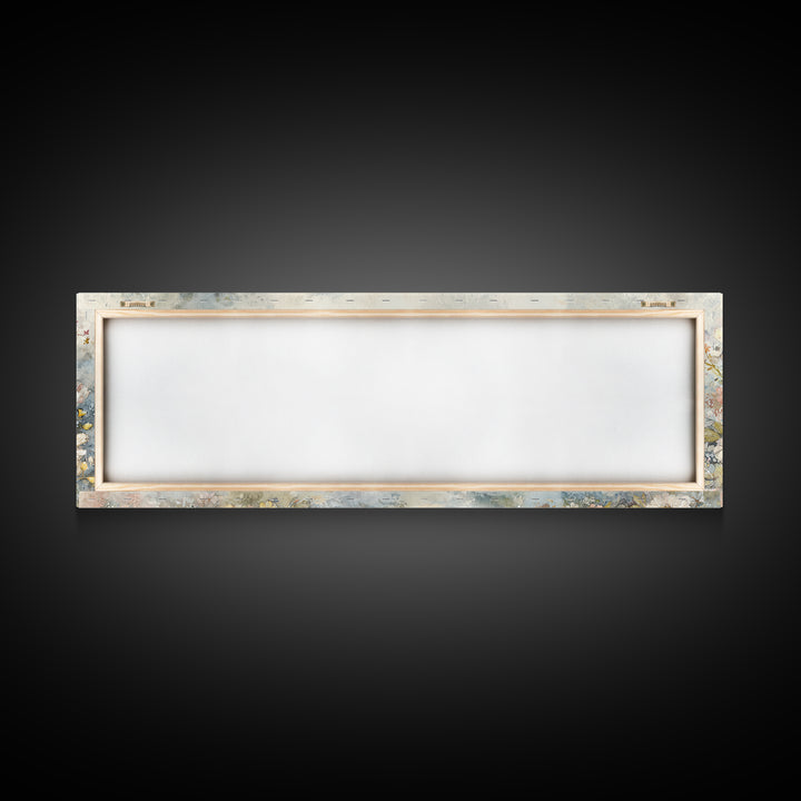 Ducklings Following a Mother Duck Canvas Print, Nursery Art, Art Print, Nursery Decor, Fine Art, Nursery 278, Wall Art Set of, NUR-3x1-78