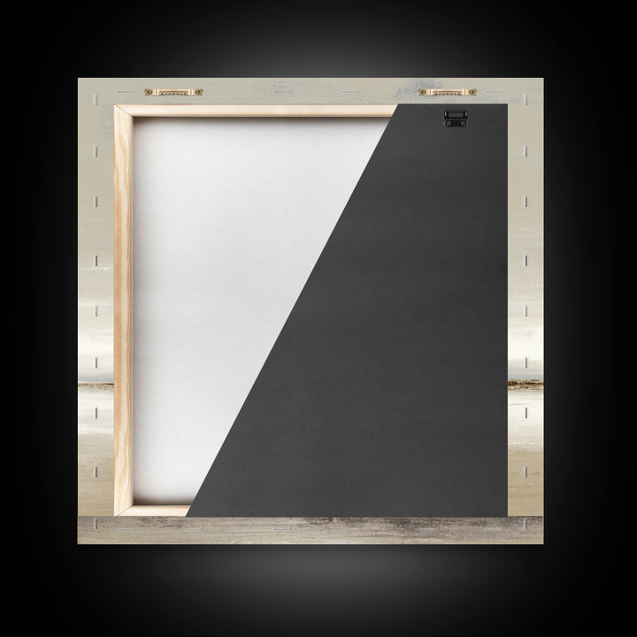 Dignified Neutral Landscape Framed Canvas Print, Office Art, Digital Wall Art, Office Decor, Oil Painting, Focus, OFF-1x1-7