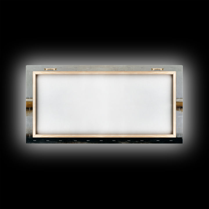 Dignified Neutral Landscape Framed Canvas Print, Office Art, Digital Wall Art, Office Decor, Oil Painting, Focus, OFF-2x1-3