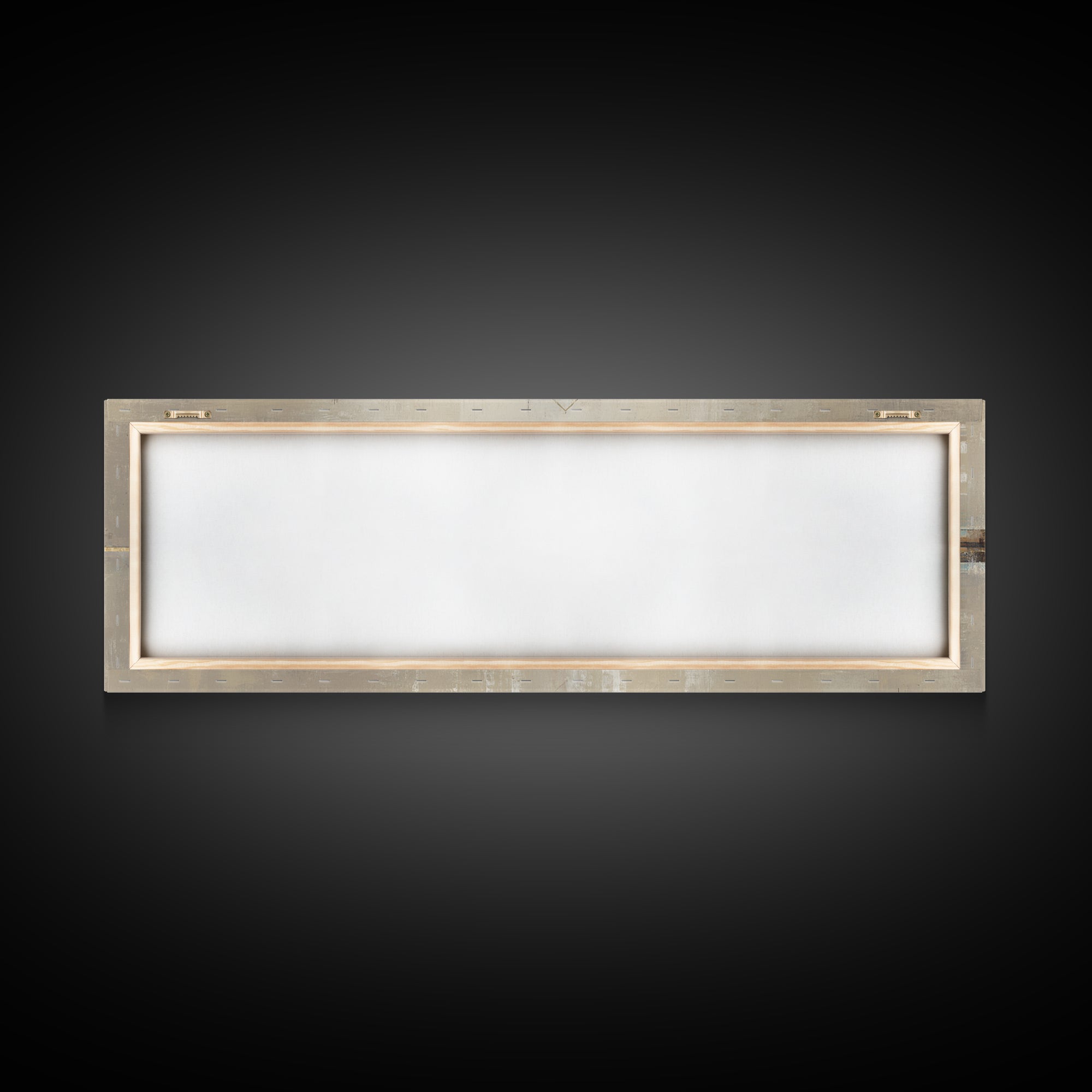 Subtle Motivational Symbol Using Arrows Without Text Framed Canvas Print, Office Art, Contemporary Art, Office Decor, Focus, OFF-3x1-55