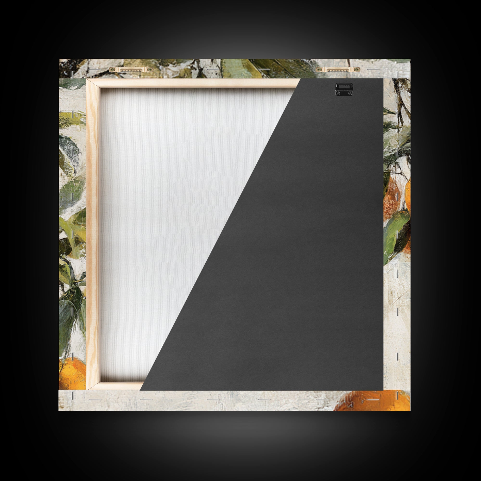 Orange Tree Branch Canvas Print, Patio Art, Coastal Wall Decor, Patio Decor, Fine Art, Outdoor, Gallery Decor, Neutral Decor, PAT-1x1-22