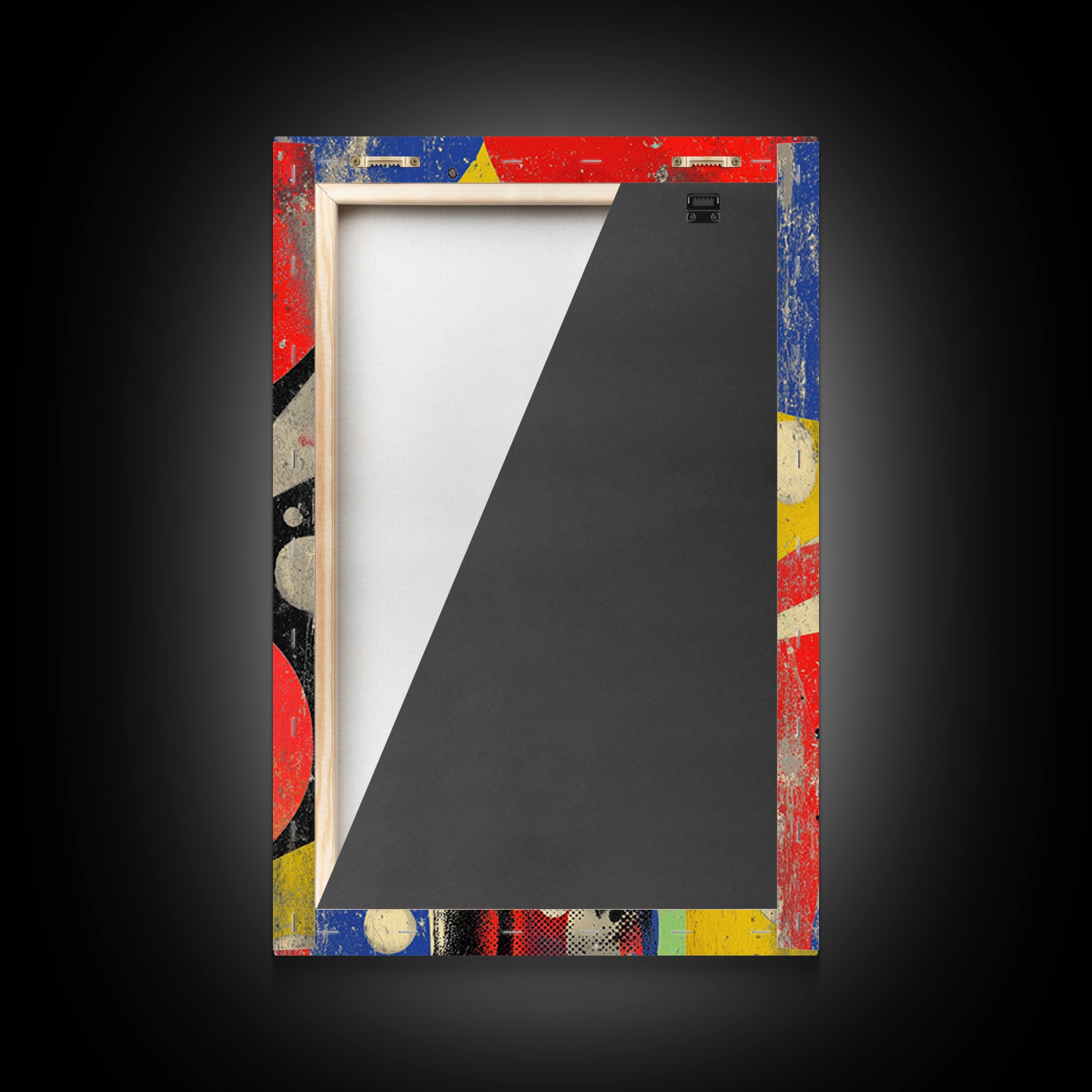 Retro Soda Bottle Framed Canvas Print, Pop Art, Art, Living Room Decor, Abstract Art, Pop, Bedroom Decor, Portrait, POP-2x3-59