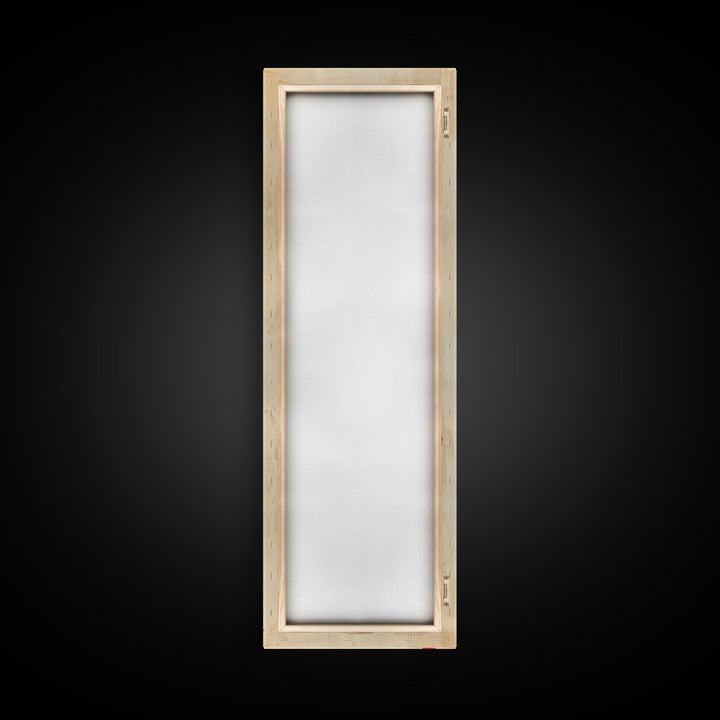 Three Ornate Samurai Swords Displayed Traditional Japanese Style On A Vintage Background Tall Framed Canvas Print Historical Decor