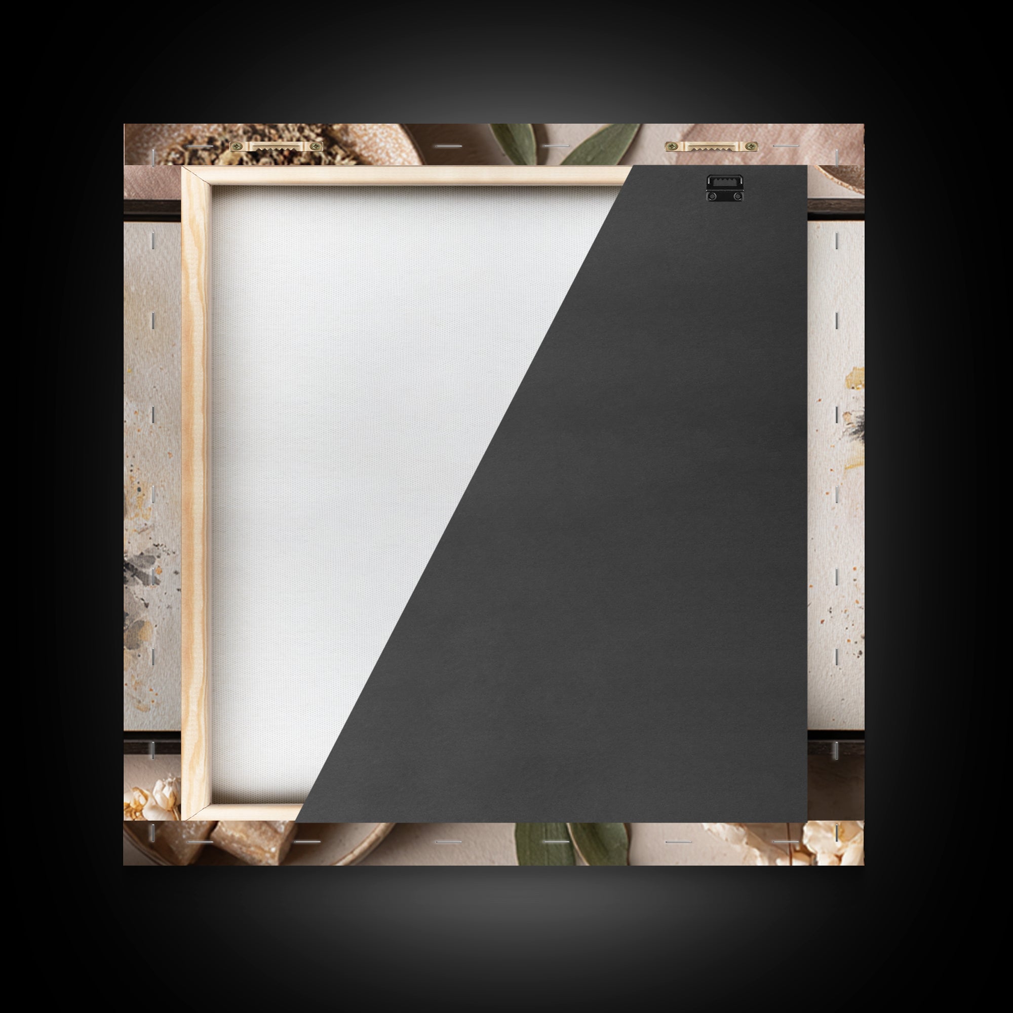 Steakhouse Black and Gold Bull Portrait Framed Canvas Print, Restaurant Art, Digital Print, Restaurant Decor, Fine Art, Bistro, RES-1x1-7