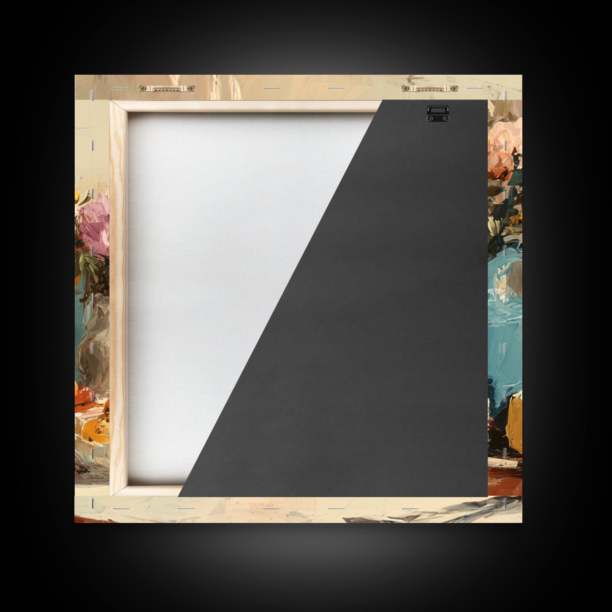 Elegant Table Objects Framed Canvas Print, Restaurant Art, Canvas, Restaurant Decor, Fine Art, Bistro, Living Room Decor, RES-1x1-96