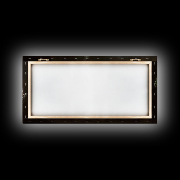 Blackboard Menu Feeling Without Readable Text Canvas Print, Restaurant Art, Canvas, Restaurant Decor, Fine Art, Bistro, RES-2x1-17