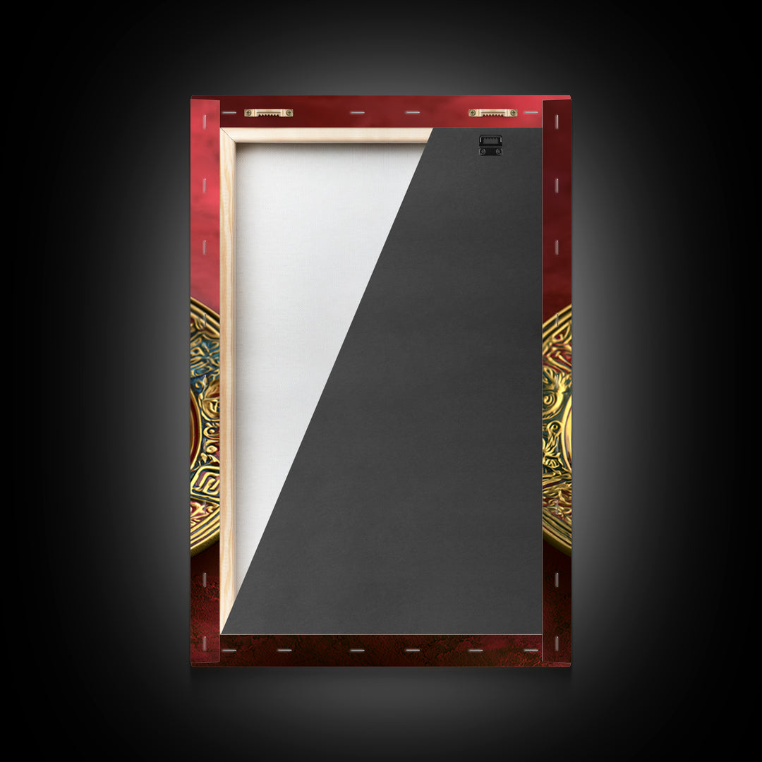 Sushi Fish and Ceramic Plate Composition Framed Canvas Print, Restaurant Art, Kitchen Decor, Restaurant Decor, Fine Art, Bistro, RES-2x3-37