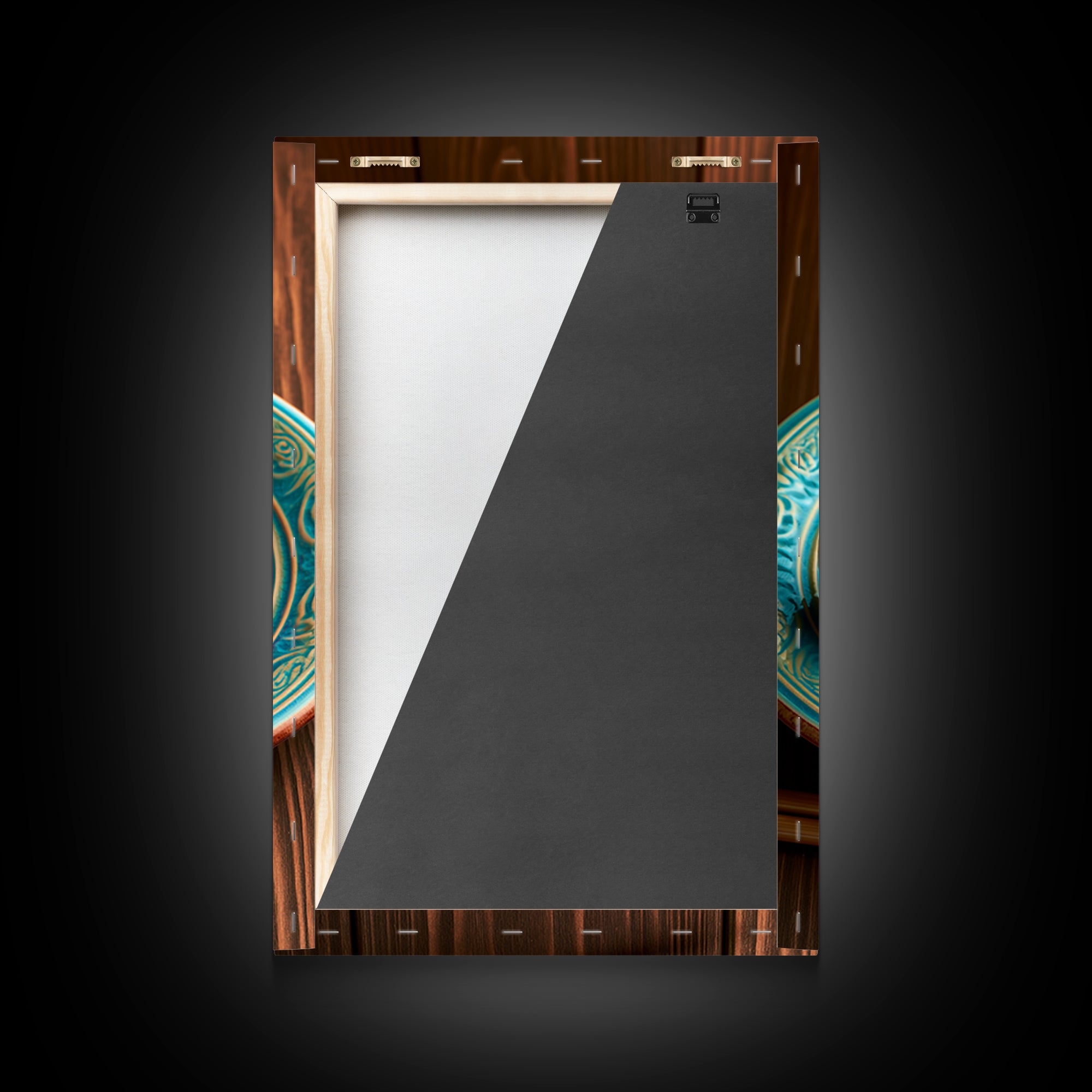 Sushi Fish and Ceramic Plate Composition Framed Canvas Print, Restaurant Art, Canvas Print, Restaurant Decor, Fine Art, Bistro, RES-2x3-85
