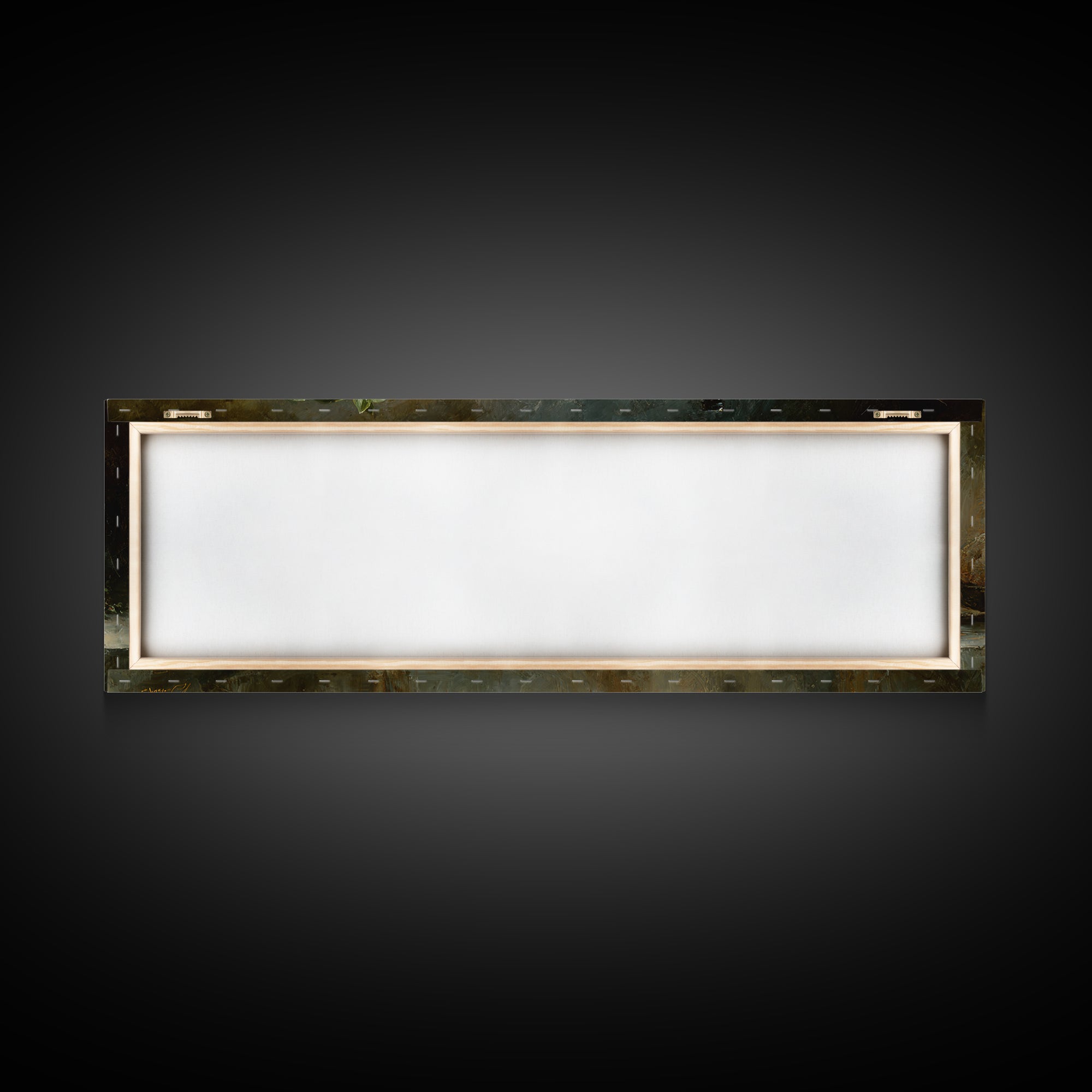 Blackboard Menu Feeling Without Readable Text Canvas Print, Restaurant Art, Food Art, Restaurant Decor, Oil Painting, Bistro, RES-3x1-61