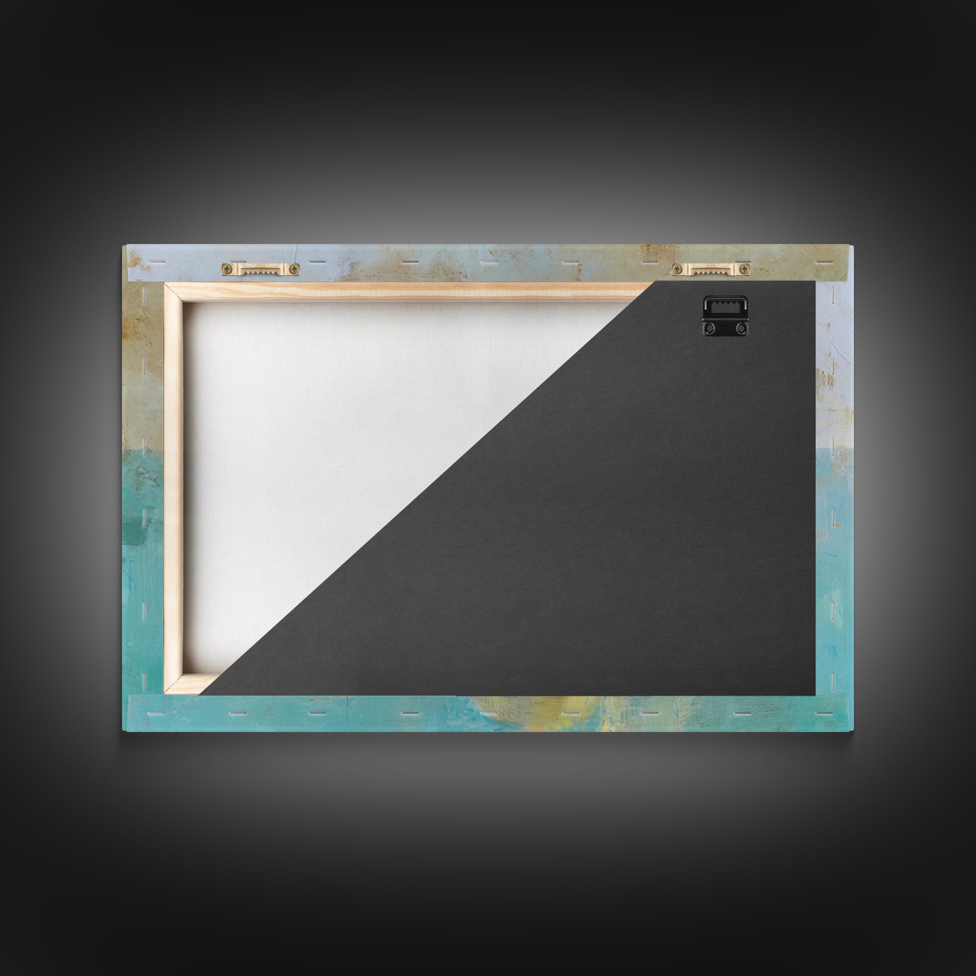 Blackboard Menu Feeling Without Readable Text Canvas Print, Restaurant Art, Watercolor Art, Restaurant Decor, Bistro, RES-3x2-25