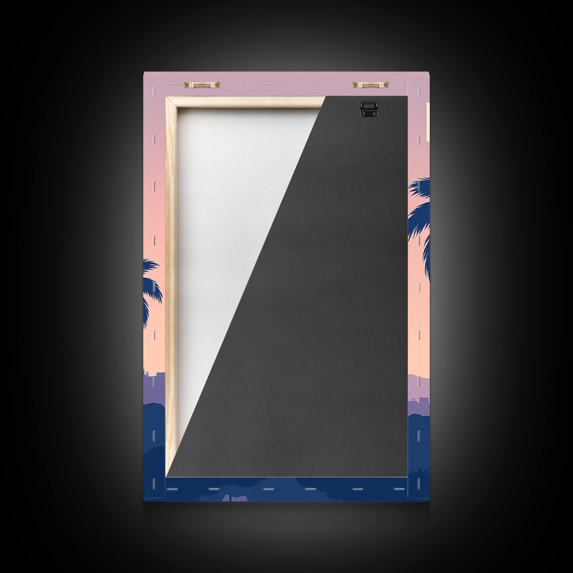 Edinburgh Texas Travel Poster, Framed Canvas Print, Mid Century City Wall Art, Edinburgh City Art, Vintage Travel Print, Gift For Travelers