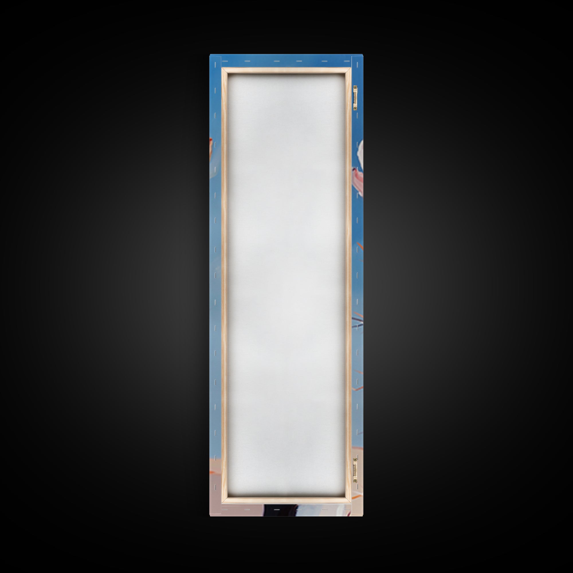 Desert Cactus Framed Canvas Print southwest wall art agave painting moody art gift idea her rustic decor