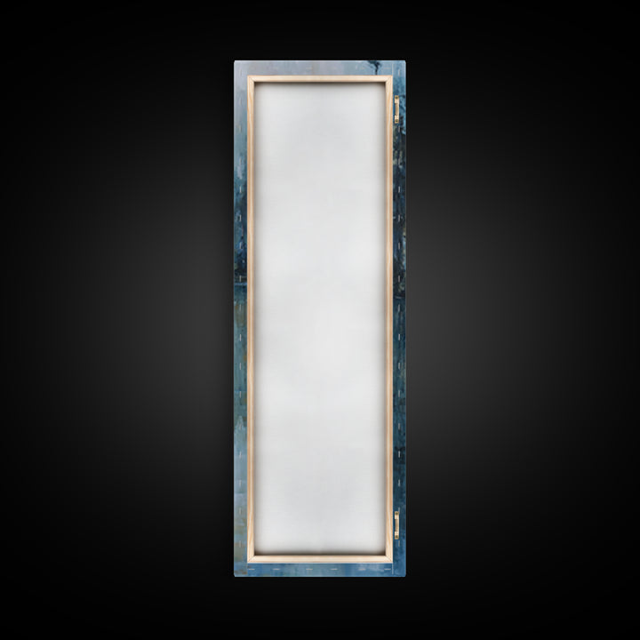 Canoe Painting Framed Canvas Print Lake Tahoe Art Nautical Wall Art Coastal Decor Rustic Art Above Sofa Art Extra Wide Art