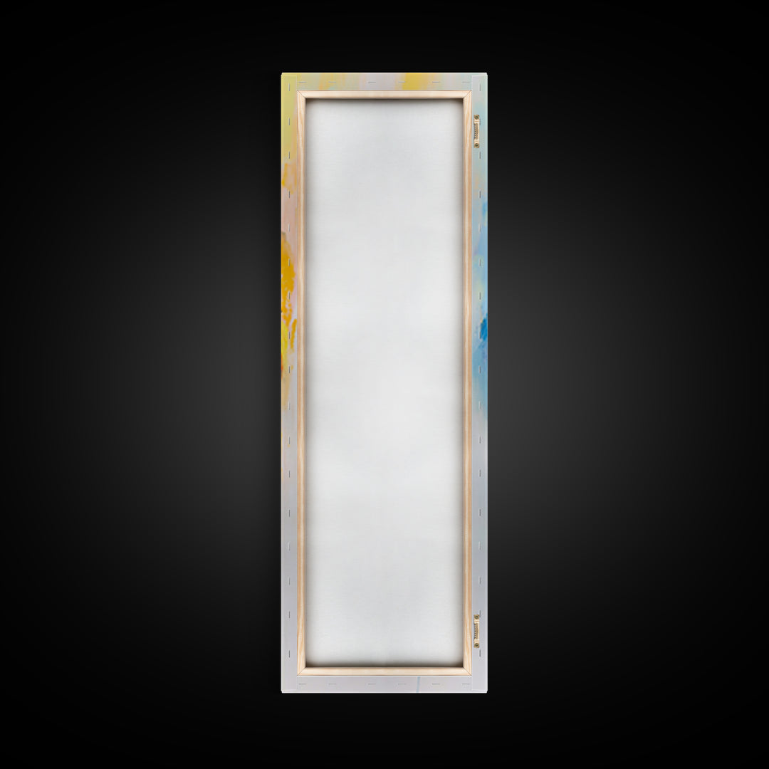 Abstract Horse Art Framed Canvas Print Colorful Western Wall Art, Bull and Bear Art, Moody Art, Farmhouse Art, Rustic Wall Art