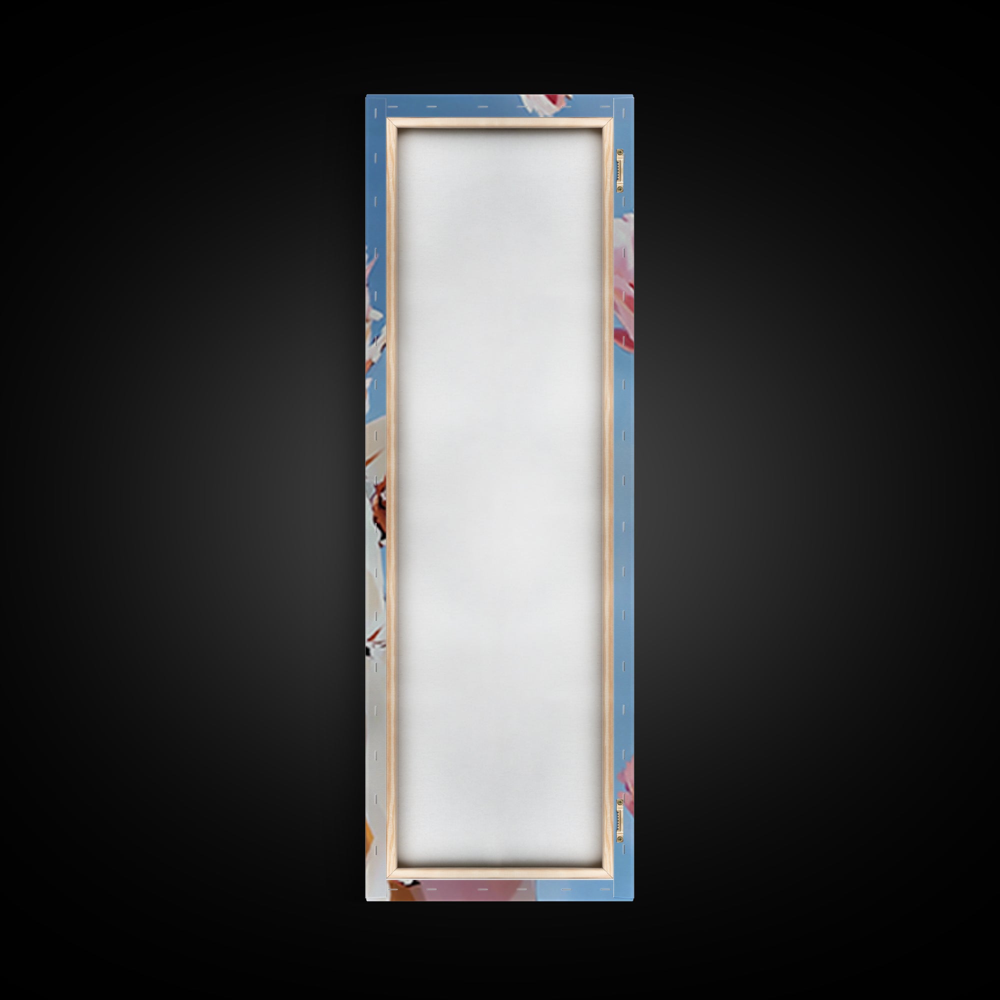 Desert Cactus Painting Framed Canvas Print Colorful Landscape Art, Joshua Tree Art, Boho Wall Art, Coastal Cowgirl Wall Art, Gift Idea