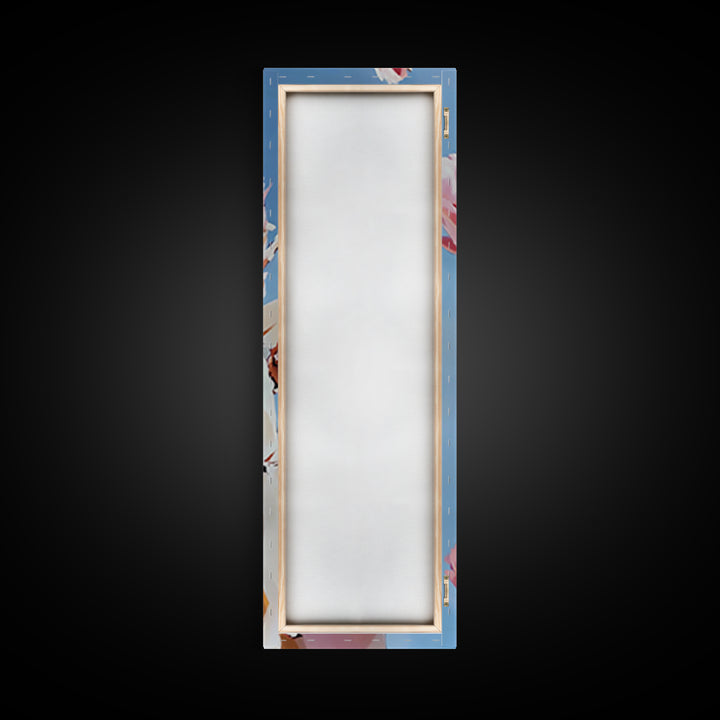 Desert Cactus Painting Framed Canvas Print Colorful Landscape Art, Joshua Tree Art, Boho Wall Art, Coastal Cowgirl Wall Art, Gift Idea