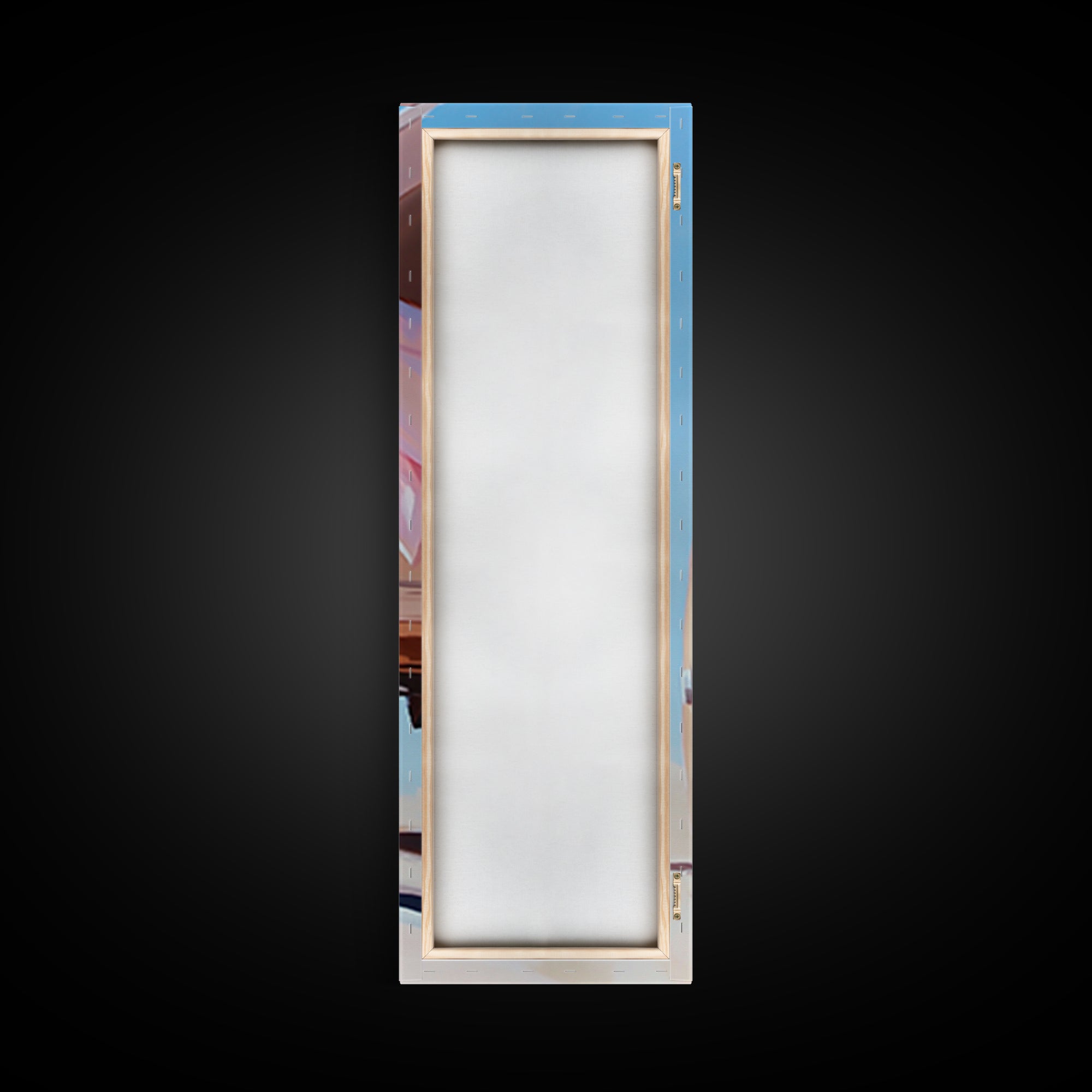 Covered Wagon Closeup Framed Canvas Print Rustic Decor Farmhouse Art Minimalist Painting Southwest Wall Art