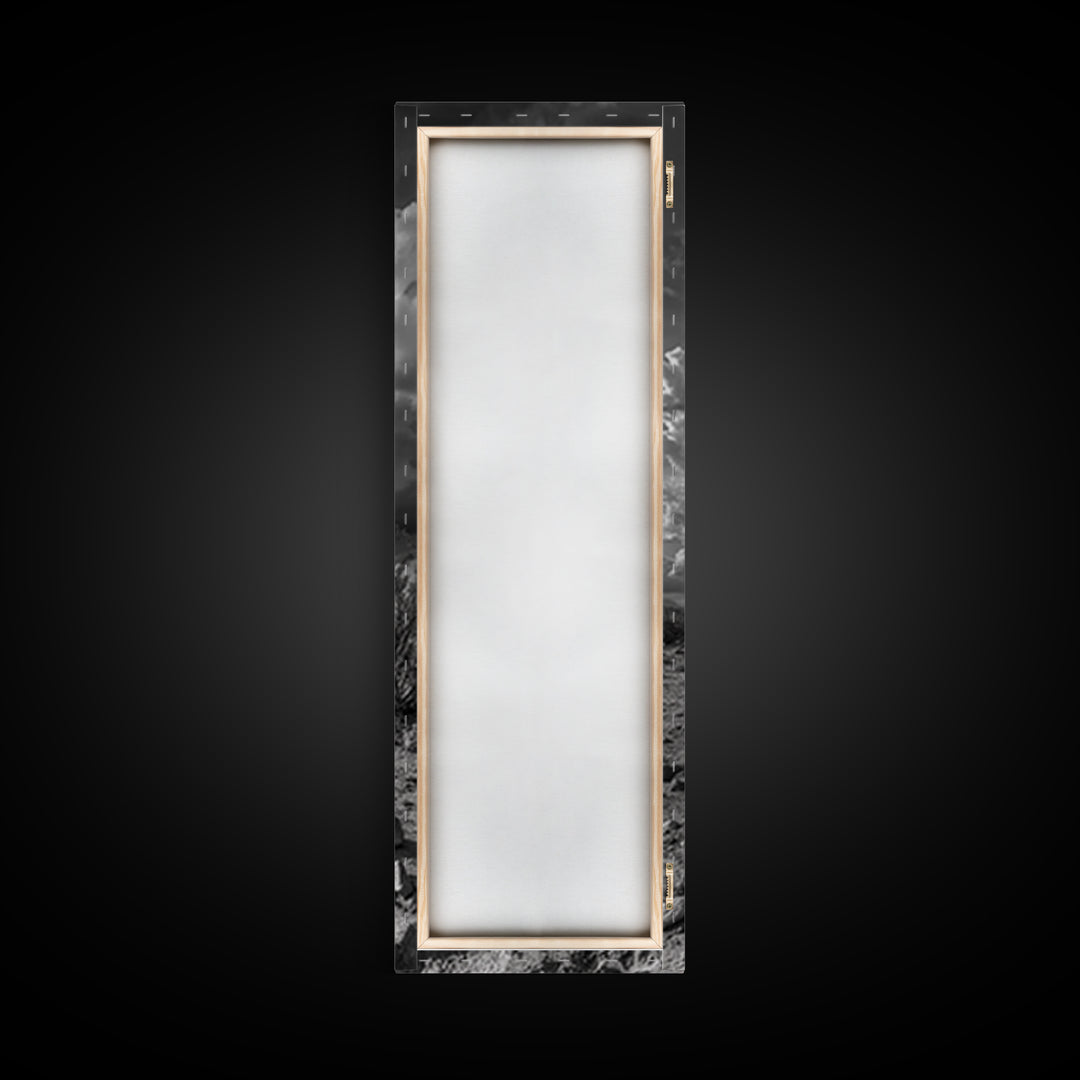 Blooming Desert Cactus Framed Canvas Print | Wildflower Painting | Southwest Wall Art | Moody Art | Botanical Prints | Gift Idea