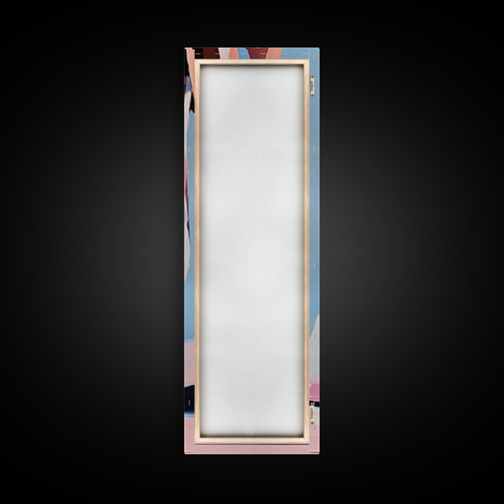 Cowgirl Boot Fashion Canvas Print Black Cowgirl Painting Coastal Cowgirl Wall Art Pink Abstract Art Light Pink Wall Art Gift Idea