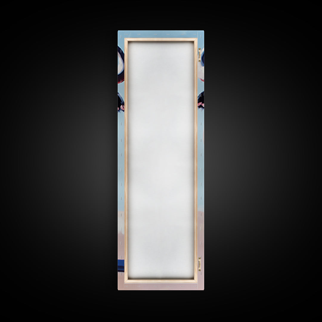 Bison Canvas Print Modern Rustic Wall Art Boho Art Southwest Wall Art Above Bed Art Vertical Wall Art