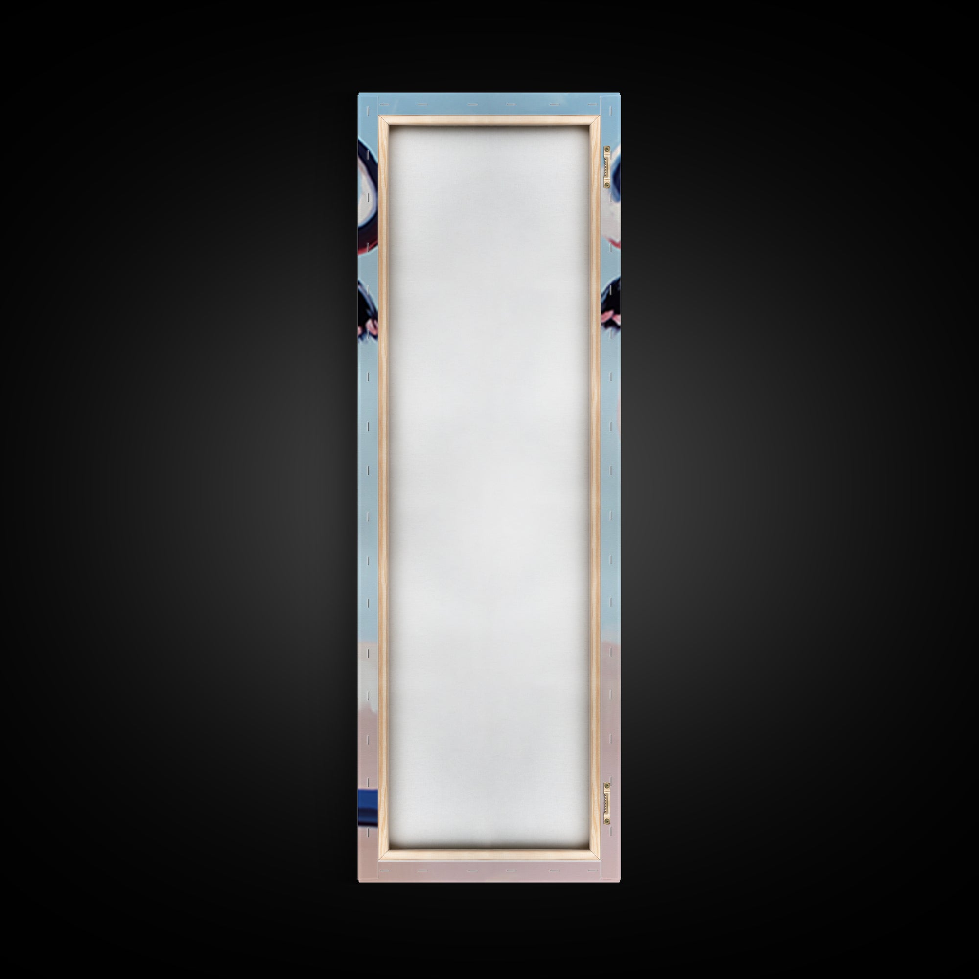 Bison Canvas Print Modern Rustic Wall Art Boho Art Southwest Wall Art Above Bed Art Vertical Wall Art