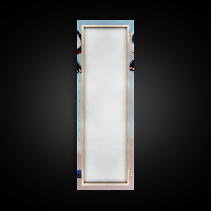 Bison Canvas Print Modern Rustic Wall Art Boho Art Southwest Wall Art Above Bed Art Vertical Wall Art