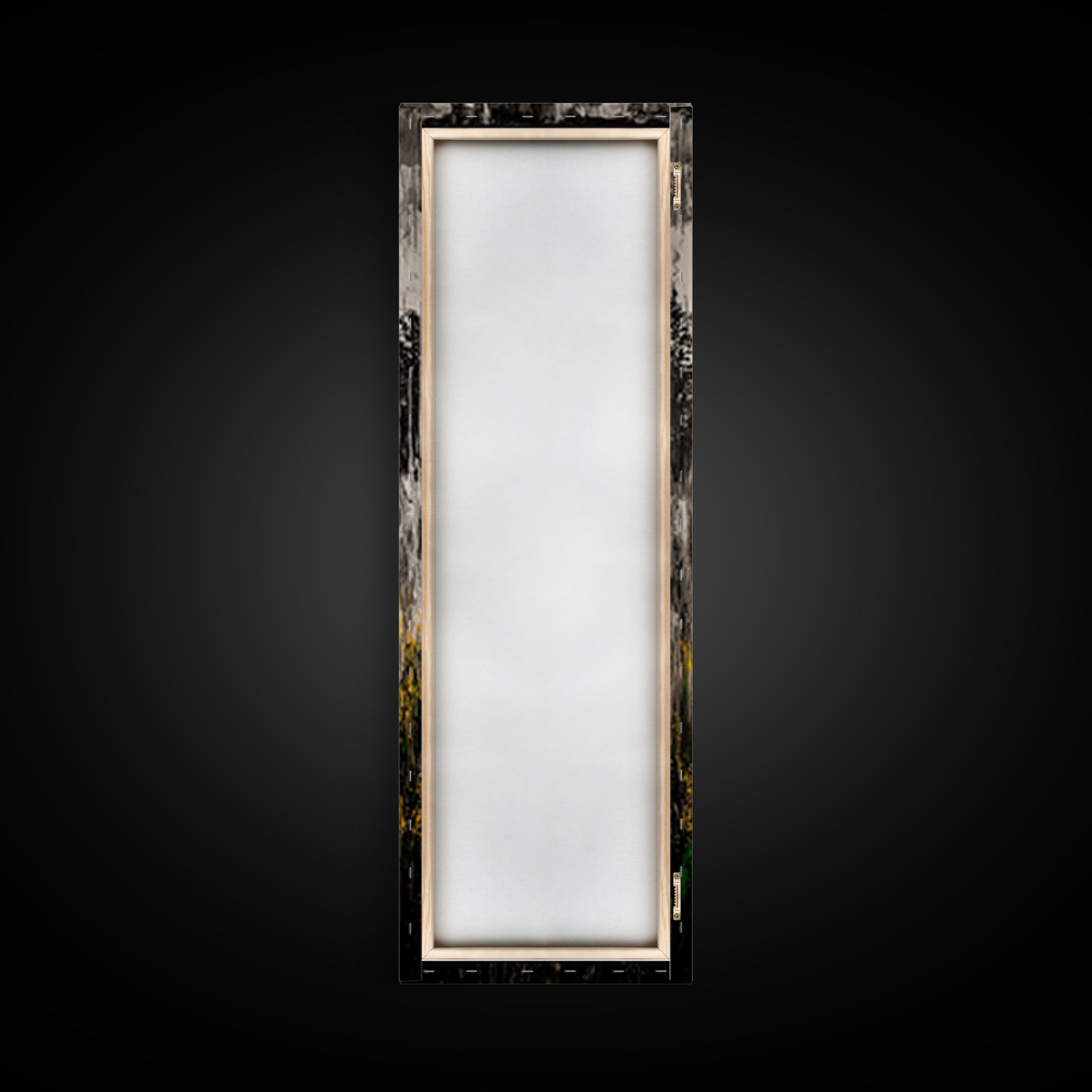 Black White Bison Canvas Print Rustic Wall Art Western Art Farmhouse Art Tall Narrow Art Above Sofa Art Gift Idea Him