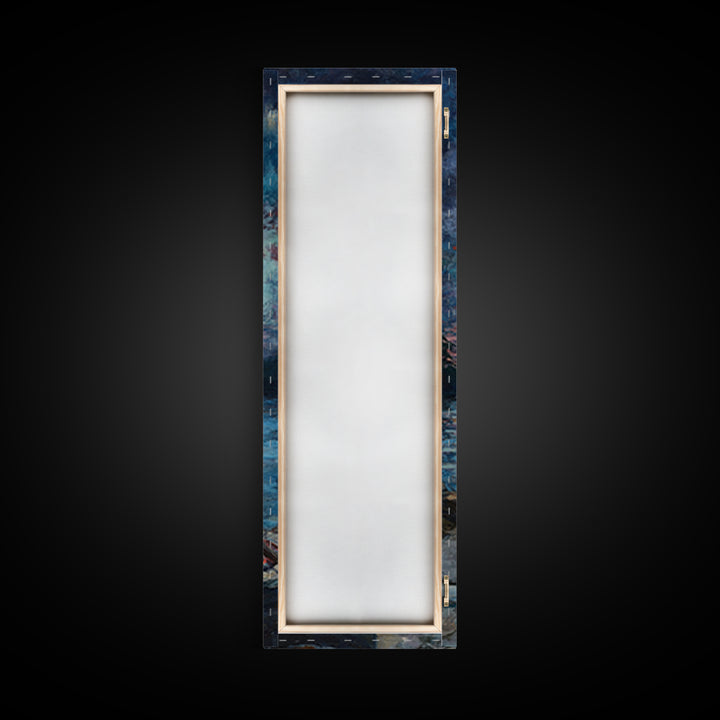 Cozy Campfire Lake View Canvas Print Rustic Wall Art Southwest Art Smoky Mountain Art Nautical Decor Above Couch Wall Art