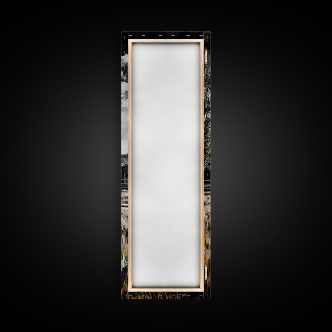 Rustic Barn Landscape Canvas Print Farmhouse Wall Art Barn Landscape Oil Painting Rustic Decor Moody Art Above Sofa Art