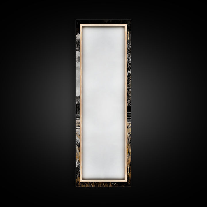 Rustic Barn Landscape Canvas Print Farmhouse Wall Art Barn Landscape Oil Painting Rustic Decor Moody Art Above Sofa Art